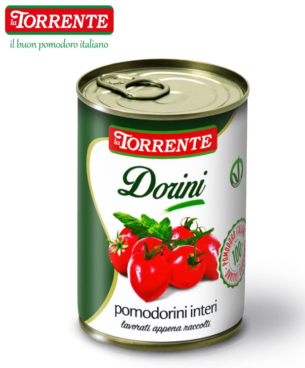 LA TORRENTE whole DORINI cherry tomatoes 400g